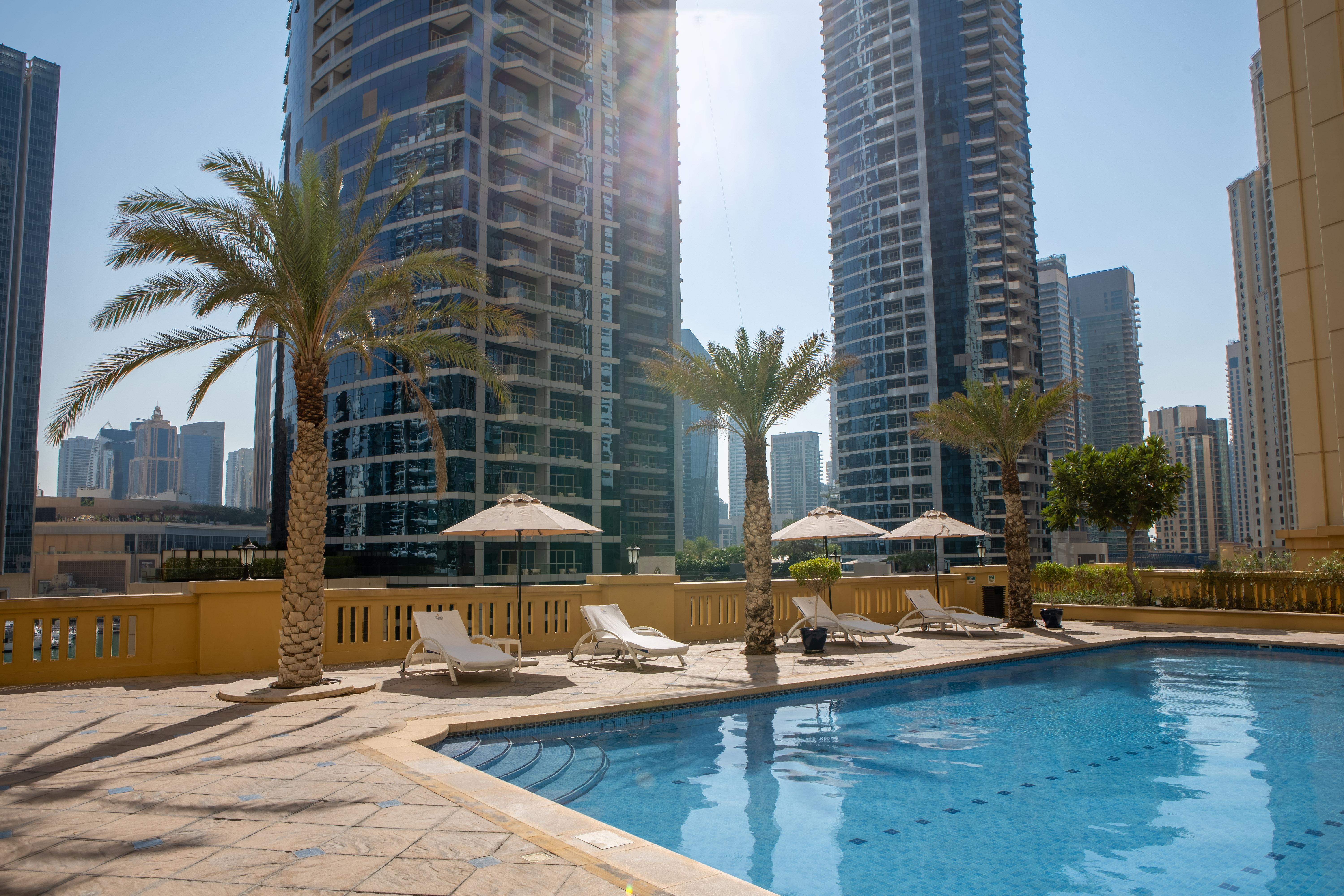 Suha Jbr Hotel Apartments Dubai Eksteriør billede