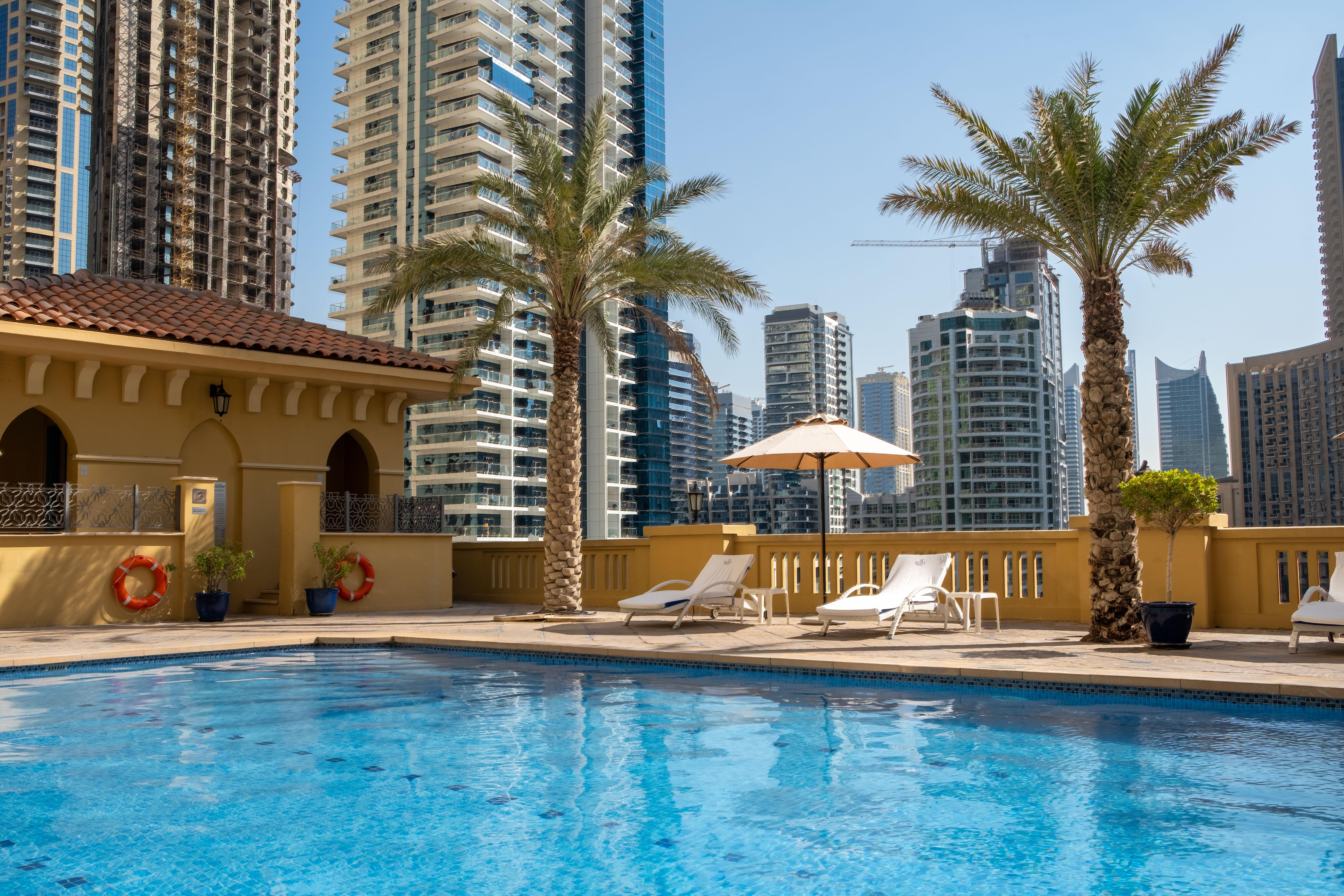 Suha Jbr Hotel Apartments Dubai Eksteriør billede