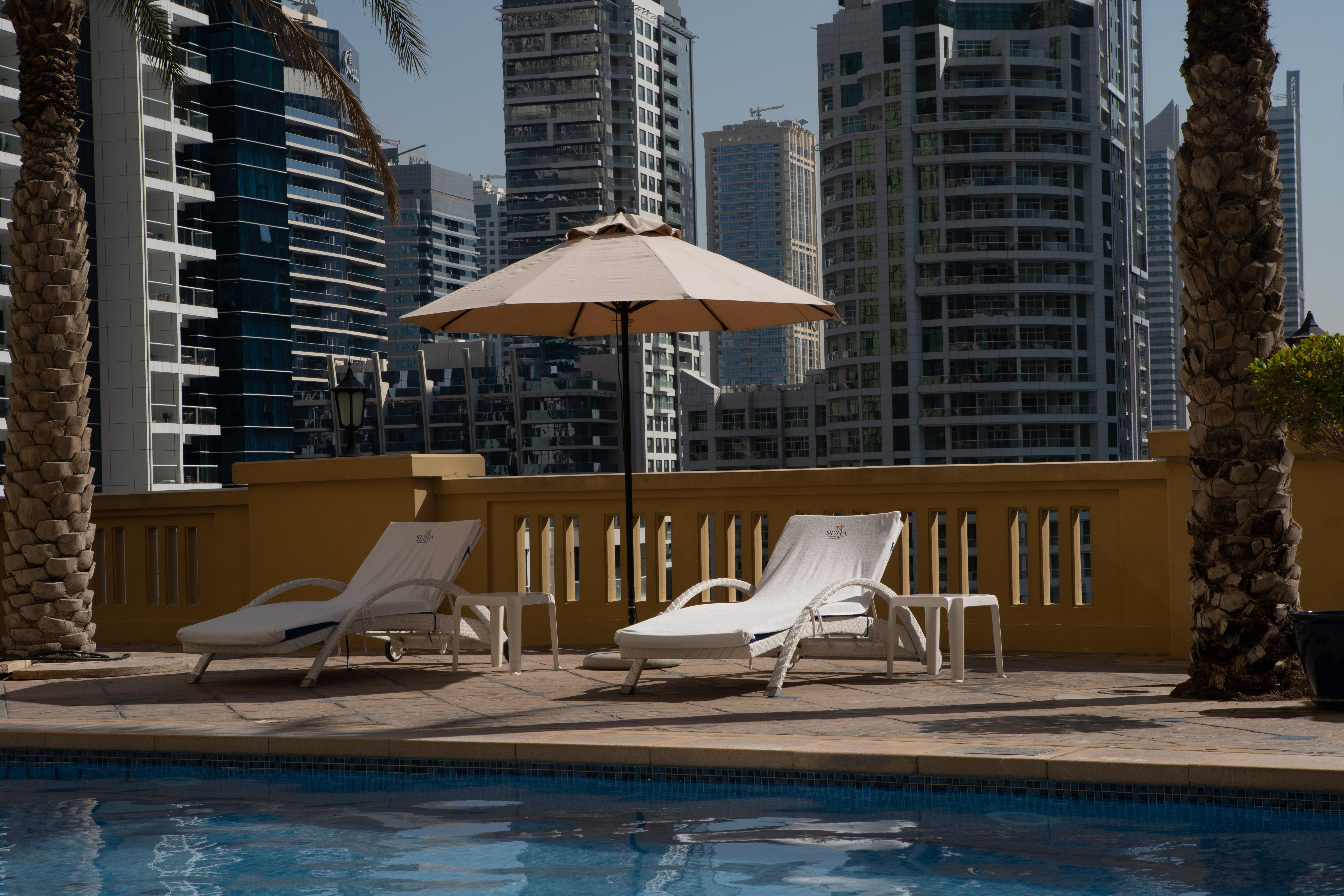 Suha Jbr Hotel Apartments Dubai Eksteriør billede