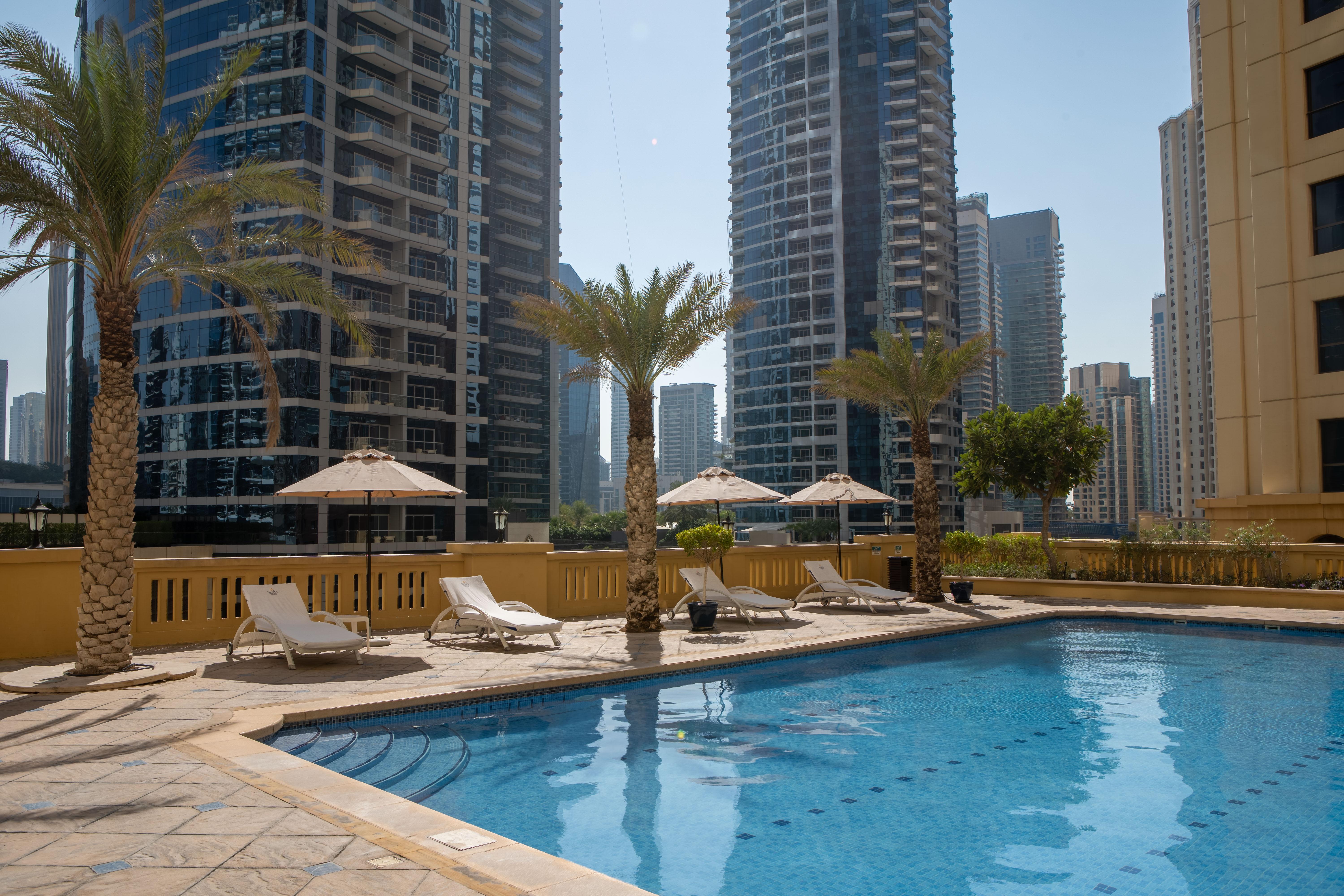Suha Jbr Hotel Apartments Dubai Eksteriør billede
