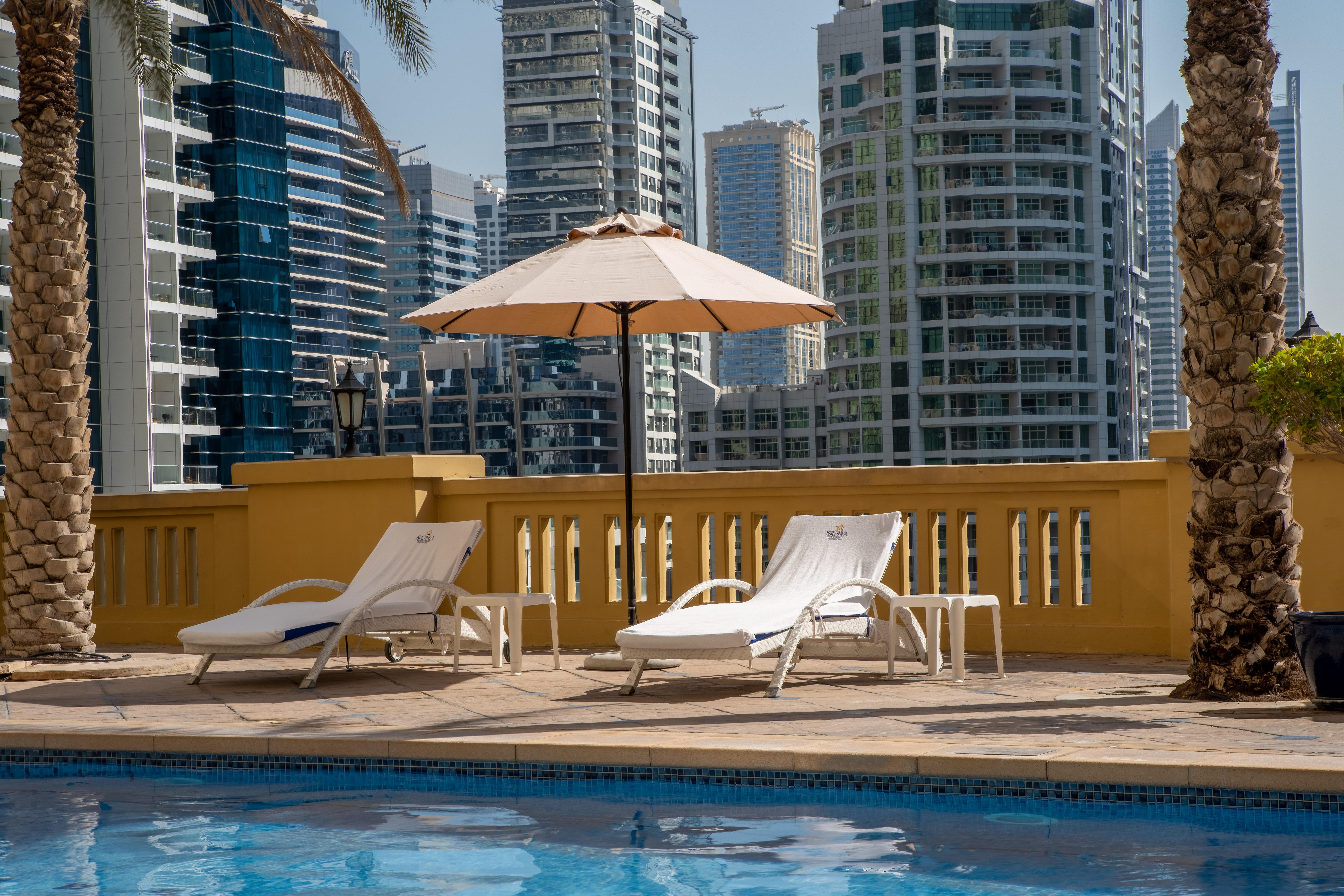 Suha Jbr Hotel Apartments Dubai Eksteriør billede